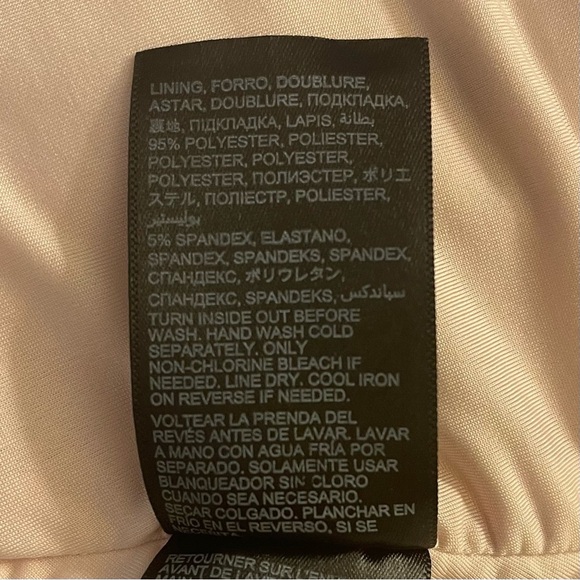 BEBE 3/4 Sleeve Wrap Crop Top - Picture 11 of 11